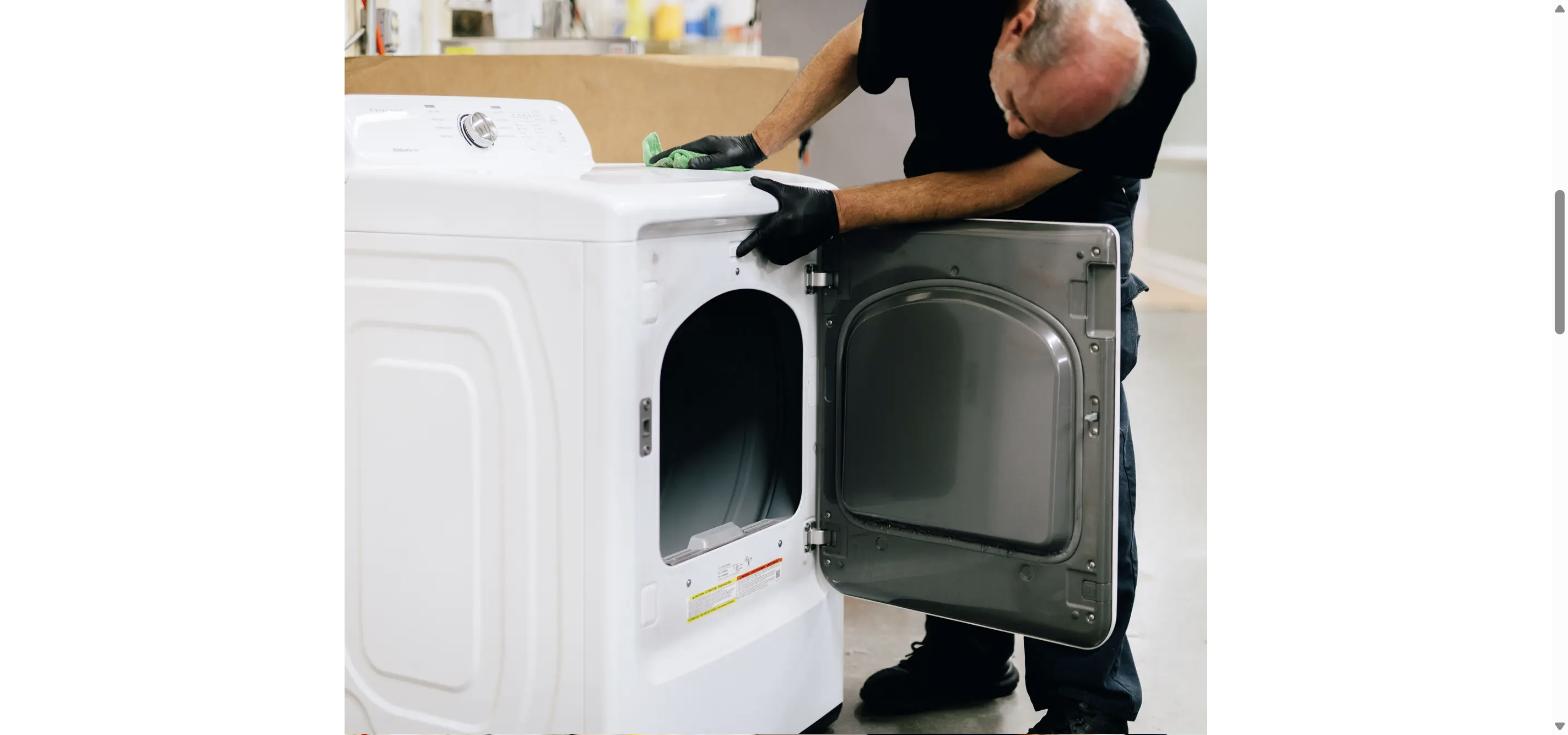 Prism Specialty Restoration technician restoring a damaged appliance, one of Kitchen Guard’s commercial kitchen partners in Cincinnati