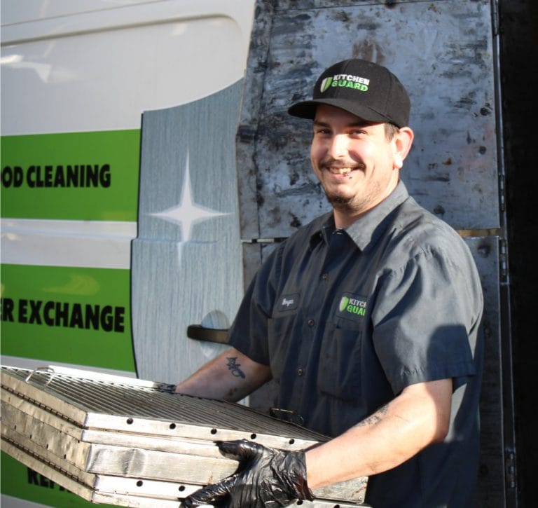 Smiling Employee_Unload Van Filters