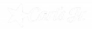 White logo Carl's Junior