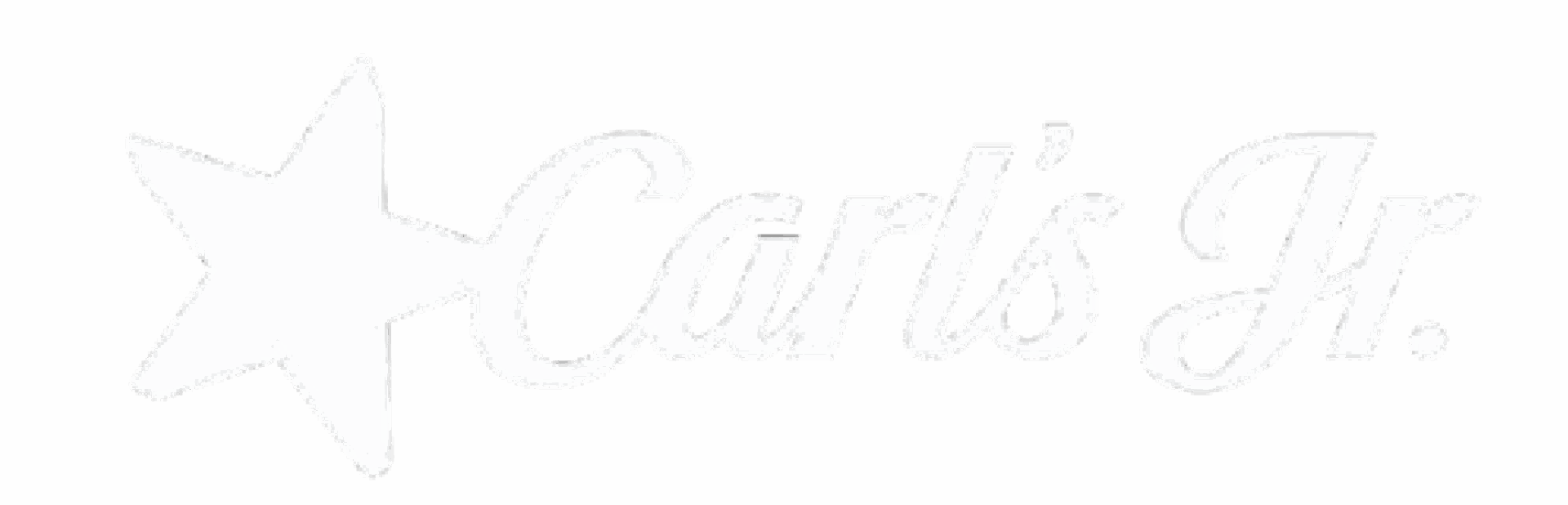 White logo Carl's Junior