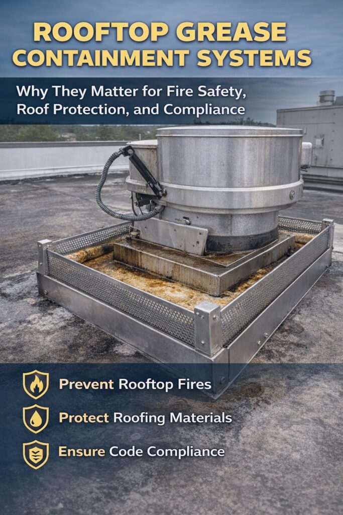 Rooftop Grease Containment sytsems